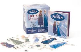 Frozen: Dress Me Up Elsa And Anna: A Magnetic Kit (rp Minis)-citybookspk